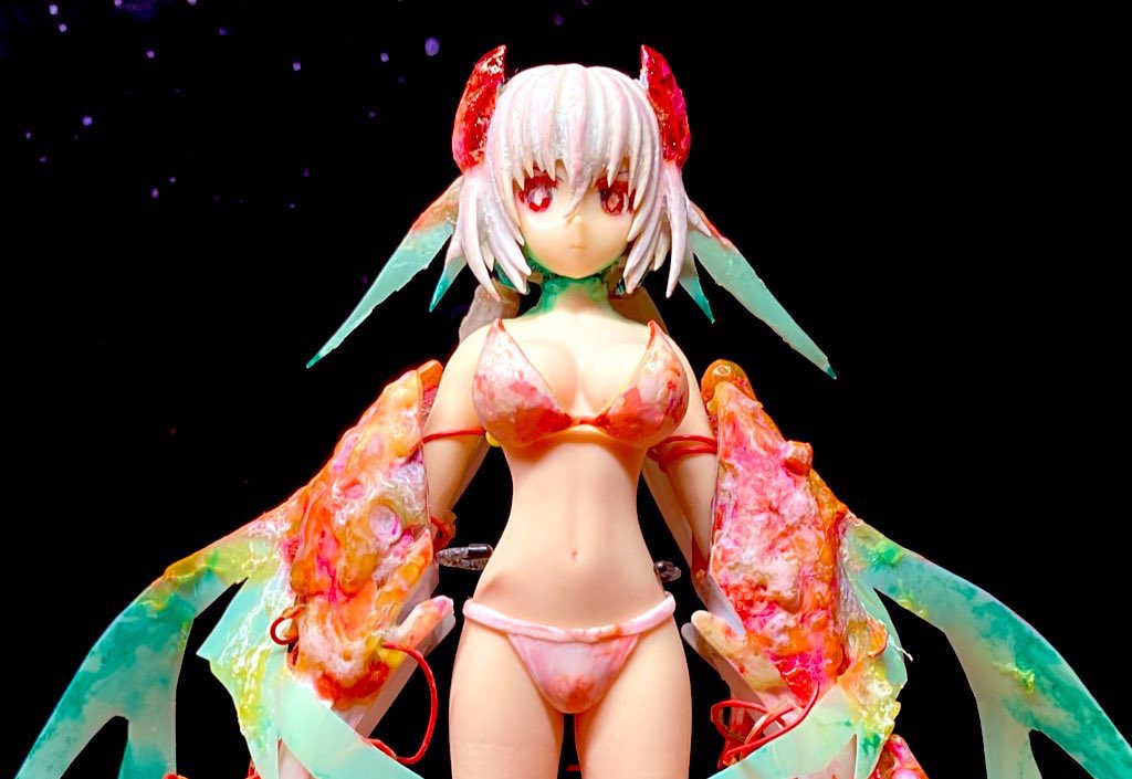 #癖なプラモを貼ってみんなを怖がらせましょう
癖