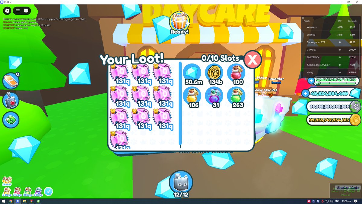 Famousganjha18's tweet image. #Petsimulatorx 
#GamingPetsInterimRealPowering