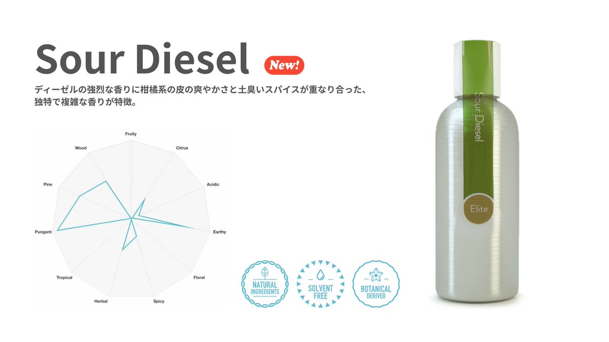 またまたEYBNAから新しいテルペン登場しました💁‍♂️