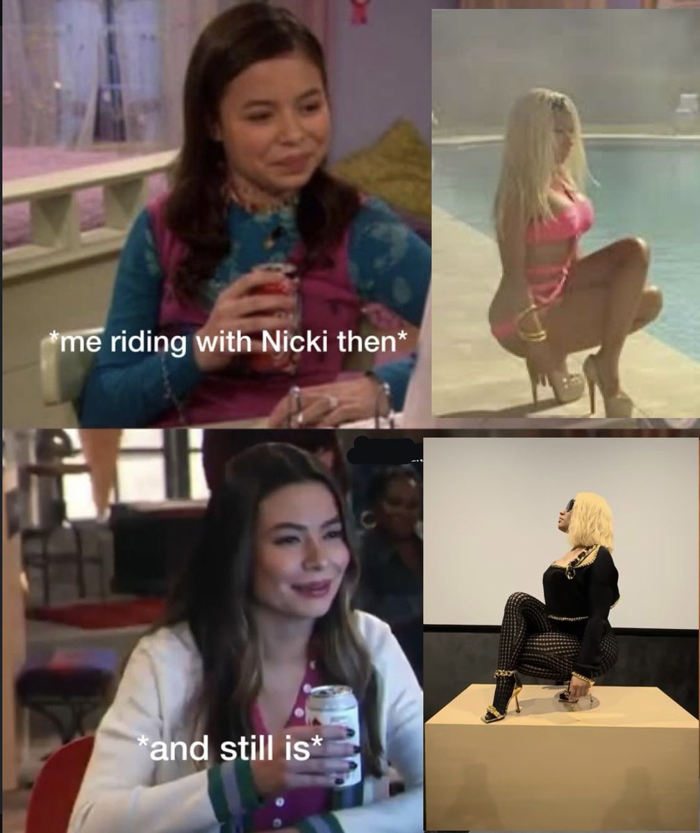 never switching up on my baby! 🩷 <a href="/NICKIMINAJ/">Nicki Minaj</a>