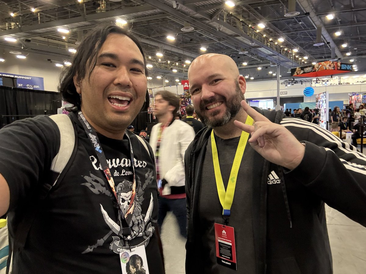 Adnan mostly on bluesky (@thedashingadnan) on Twitter photo FOLKS! Ran into awesome fighting game YouTuber and FGC gameshow host extraordinaire <a href="/crofts/">John Crofts (jmcrofts)</a> at EVO! FOLKS! Ran into awesome fighting game YouTuber and FGC gameshow host extraordinaire <a href="/crofts/">John Crofts (jmcrofts)</a> at EVO!