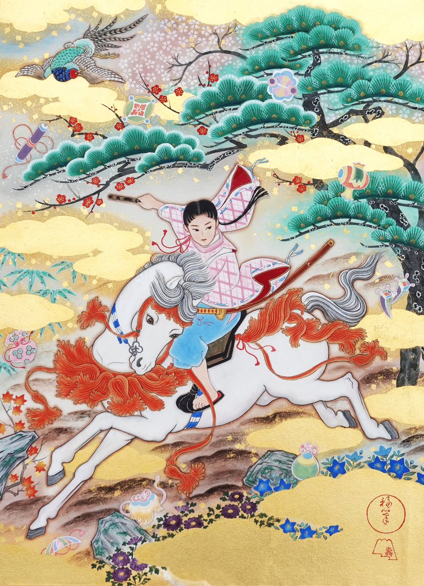 中沢梓 大和絵師 on X: 