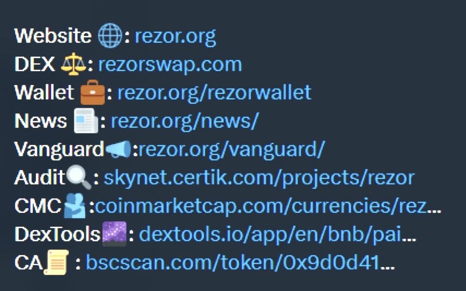 Rezor Network. Get to know us 👀💪😎