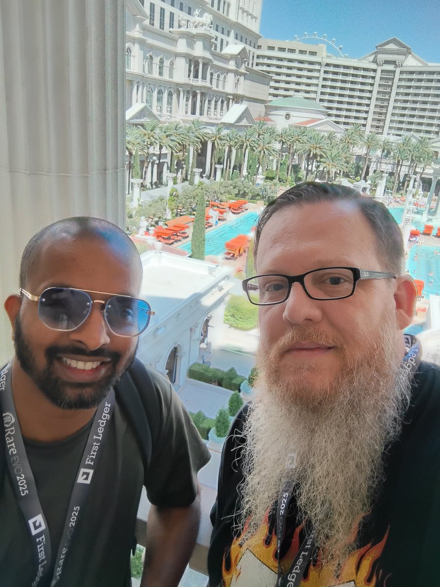 I've been working with this stud for 5 years on Cardano and just got to hug him for the first time yesterday. Love this guy.