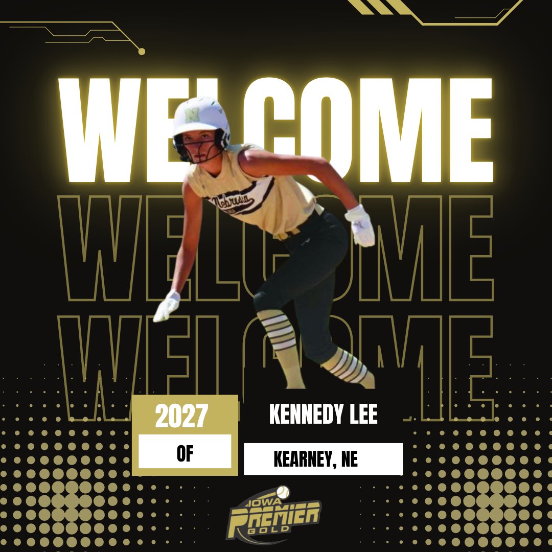Iowa Premier Fastpitch (@iowapremierfp) on Twitter photo NEW NEMBER ALERT! Iowa Premier welcomes <a href="/Lee23Rose/">Kennedy Lee</a> to its 16U National program!! The speedster out if Kesrney, NE will give us great versatility with her game! #IPFLIFE🖤💛🖤💛🖤💛🖤 NEW NEMBER ALERT! Iowa Premier welcomes <a href="/Lee23Rose/">Kennedy Lee</a> to its 16U National program!! The speedster out if Kesrney, NE will give us great versatility with her game! #IPFLIFE🖤💛🖤💛🖤💛🖤