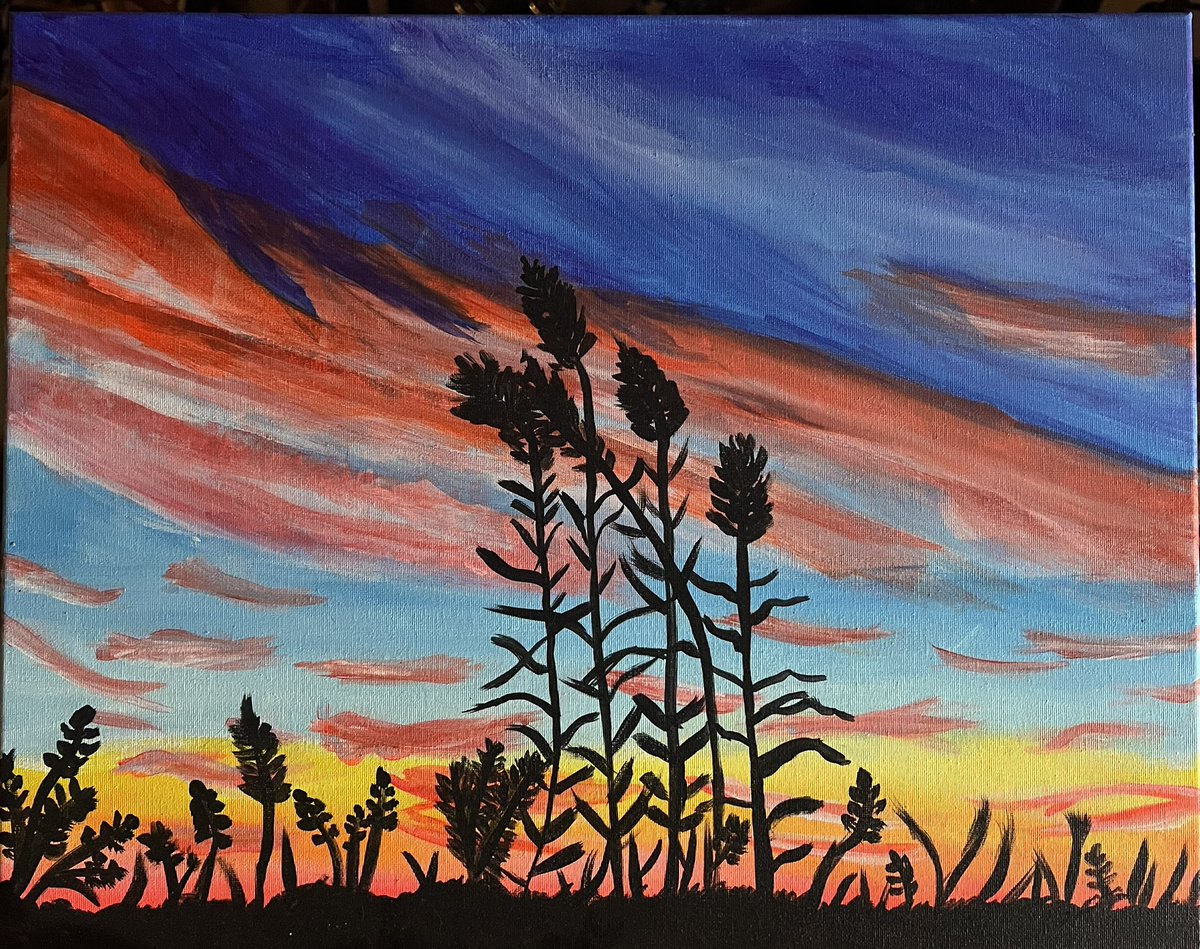 My first time painting with my family, and our second time painting together. The best part of it all is the memories we create together.