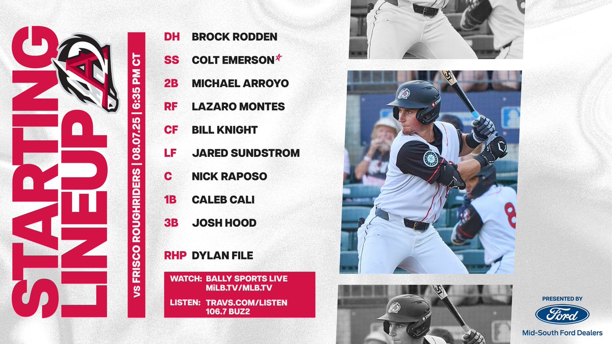 Arkansas Travelers (@artravs) on Twitter photo This isn’t Indianapolis, but we’ve still got the Colt 🧲
- - - - -
📺: Bally Live App or MiLB.TV / MLB.TV
🎧: travs.com/listen or 106.7 Buz2
- - - - -
<a href="/MidSouthFord/">Mid-South Ford</a> This isn’t Indianapolis, but we’ve still got the Colt 🧲
- - - - -
📺: Bally Live App or MiLB.TV / MLB.TV
🎧: travs.com/listen or 106.7 Buz2
- - - - -
<a href="/MidSouthFord/">Mid-South Ford</a>