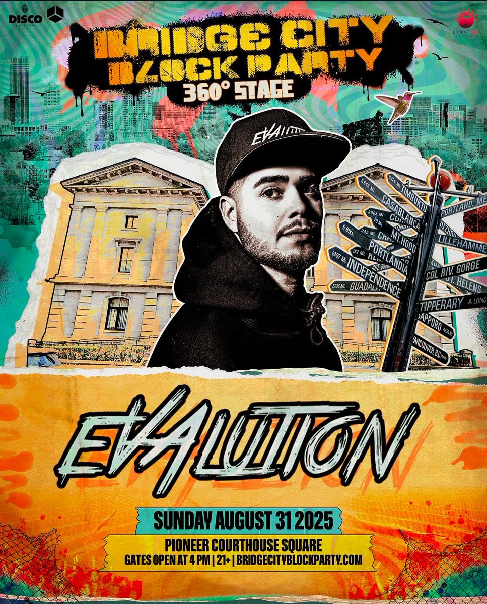 Here's where you can find me in August👇🏻

8/23 - Los Angeles, CA w/ <a href="/itsydg/">YDG</a> 
8/30 - Ft. Lauderdale, FL w/ <a href="/OfficialAhee/">AHEE</a> 
8/31 - Portland, OR w/ <a href="/crankdat/">crankdat</a> 

Tickets available on my site 🫡evalutionmusic.com