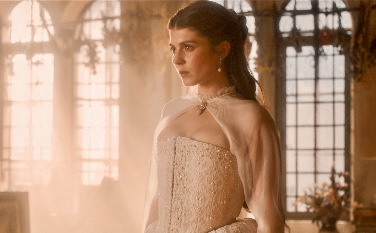 tried on a wedding dress yesterday and my mom said, looks like something Lady  Jane would wear and I think that's the greatest compliment because this is  the most beautiful anyone has