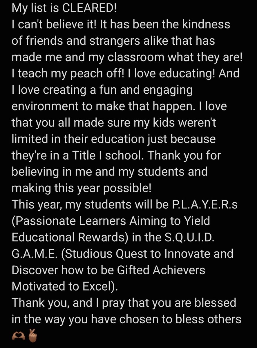 Ms_PaulaEssi's tweet image. #clearthelist #clearthelists #clearthelist2025 #ClearTheLists2025 #Teachersof𝕏