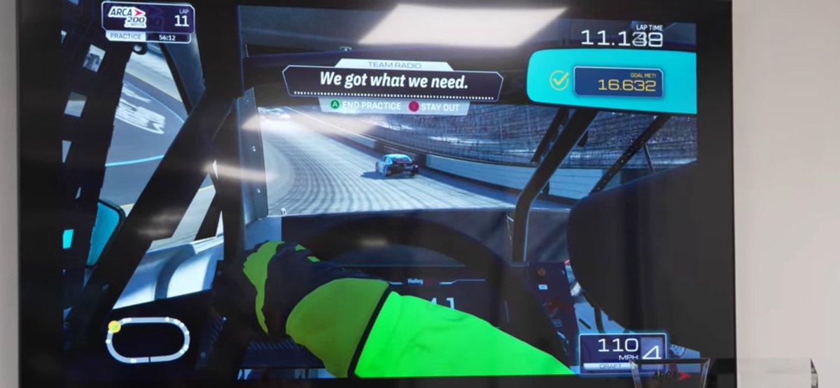 Fun fact.. if you squint, tilt your head, and use a little bit of your imagination, you’ll notice out No.5 Toyota was the first ARCA car to make an appearance in the Dev Video for NASCAR 25! 😅 Pretty flipping cool! Can’t wait for the final version to come out. 

#NASCAR25 #ARCA