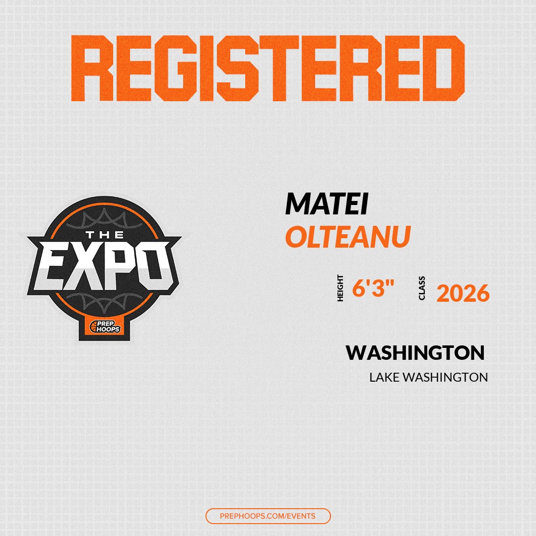 Prep Hoops Washington (@prephoopswa) on Twitter photo Welcome Class of 2026 Matei Olteanu (<a href="/mateiolteanu5/">Matei Olteanu</a>) of Lake Washington HS to the <a href="/PrepHoopsWA/">Prep Hoops Washington</a> Showcase @ Hidden Valley Fieldhouse.
๐ฅ๐ #PHExpoWA ๐๐ฅ
Register NOW! ๐
events.prephoops.com/e/1638/registeโฆ Welcome Class of 2026 Matei Olteanu (<a href="/mateiolteanu5/">Matei Olteanu</a>) of Lake Washington HS to the <a href="/PrepHoopsWA/">Prep Hoops Washington</a> Showcase @ Hidden Valley Fieldhouse.
๐ฅ๐ #PHExpoWA ๐๐ฅ
Register NOW! ๐
events.prephoops.com/e/1638/registeโฆ