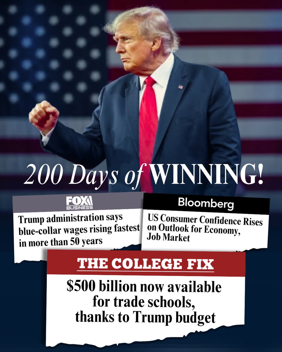 Under <a href="/POTUS/">President Donald J. Trump</a>, American Workers are WINNING!
