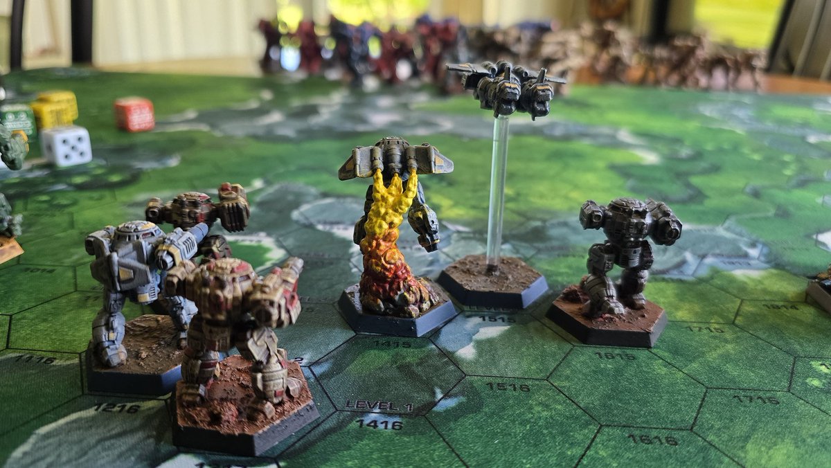 Playing some Battletech in Hawaii :)