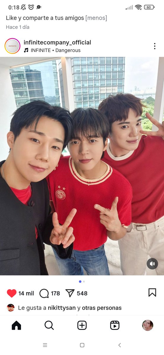 nwh91fk's tweet photo. En buena compañía
Gracias por el apoyo, hyung y dongsaeng~~~ `•’

¿Ya habéis escuchado las canciones de mi nuevo mini álbum? https://t.co/lpH7QKZGkk