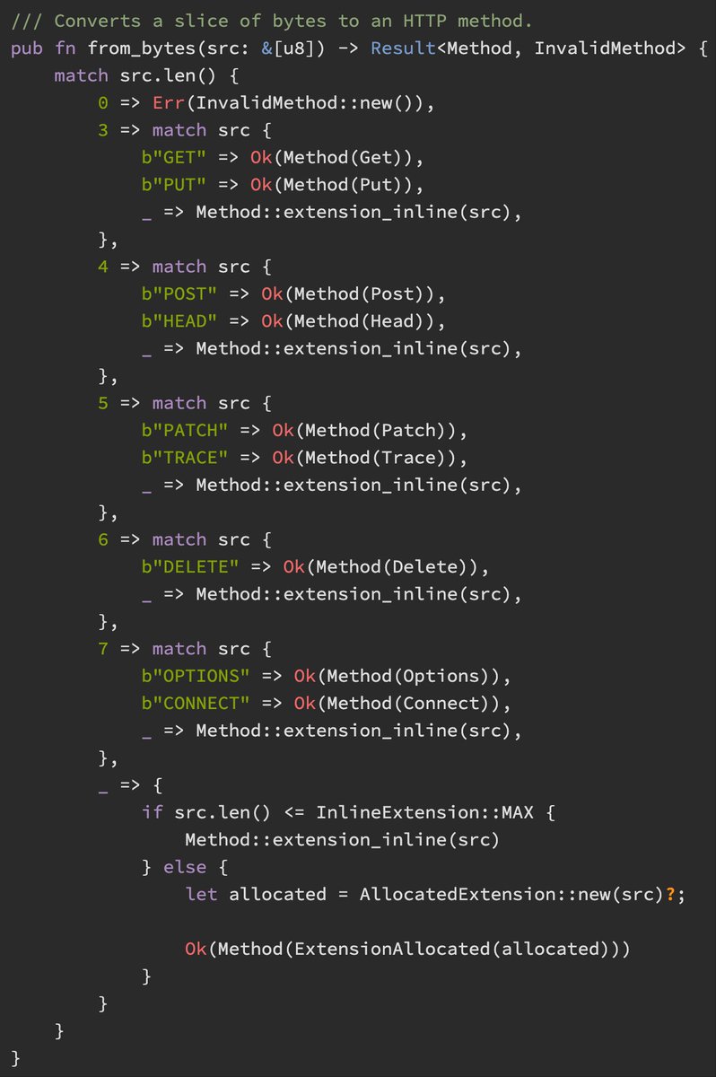 这样写比直接 match src "GET" | "PUT" | "POST" | ... 能提高性能还是？