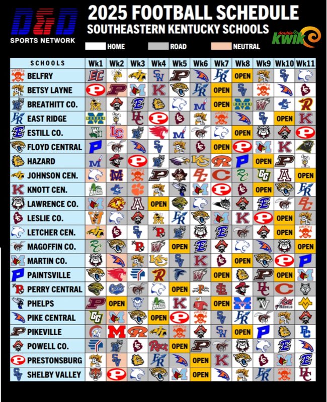 Here’s our schedule release for our 14th &amp; 15th Region area teams, it’s quick simple and allows you to keep one graphic for every team!!