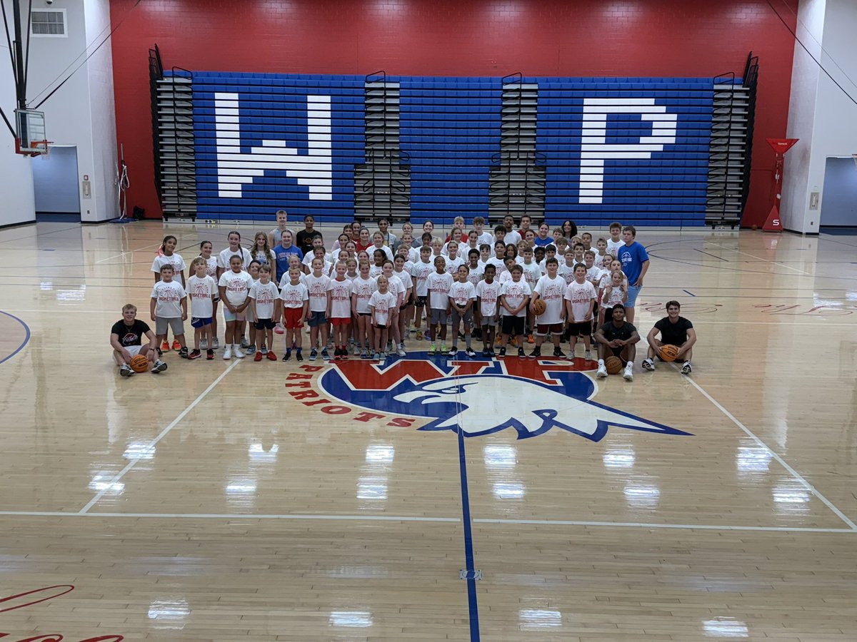 WPHSgirlsbb's tweet photo. THANK YOU to the 68 campers for joining us for this year’s WP Basketball Camp! ❤️ 🤍 💙 

Day 2 was filled with tons of great basketball, a guest speaker - OVAC Assistant Basketball Commissioner Don Giffin, and we recognized the Hot Shot winners from Day 1! @WhgParkHoops365 https://t.co/VpGHmgNR56