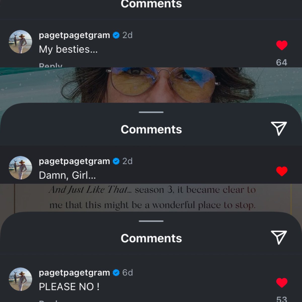 i admire <a href="/pagetpaget/">paget brewster</a>’s commitment to her two words even when commenting