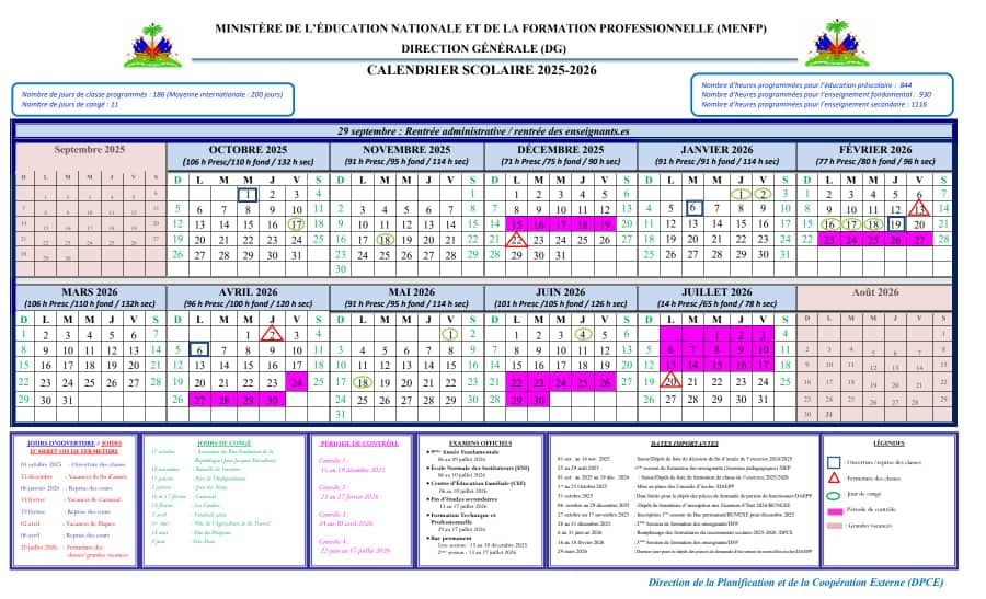 Communiqué de presse

Le MENFP fixe la rentrée scolaire 2025-2026 au 1er octobre

facebook.com/share/1ZVhUuiK…