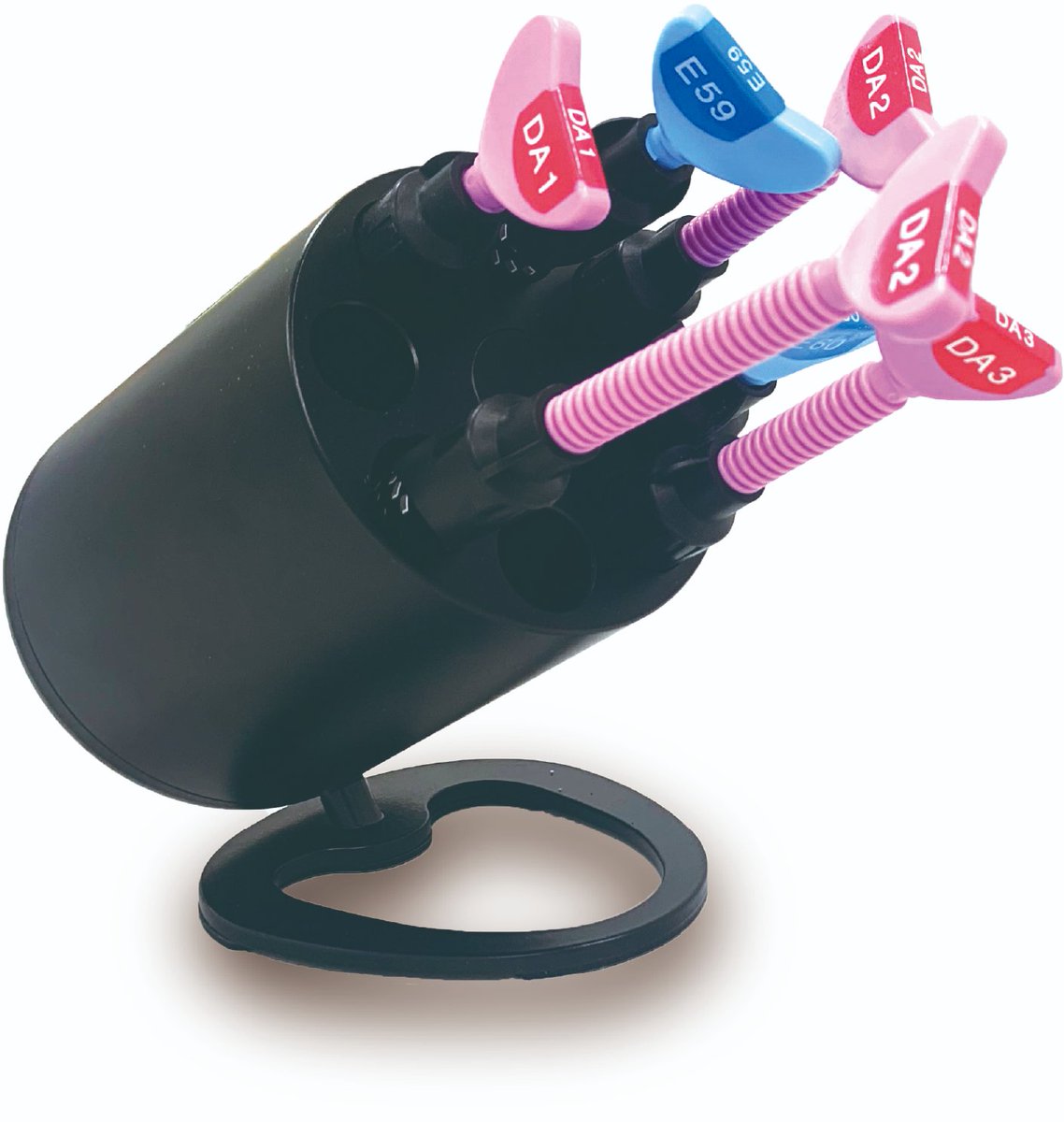 DentalBank's tweet photo. DB ARヒートはコンポジットレジンを温める3段階の温度調節が可能なヒーター。同時8本搭載ができ、軟化したレジンをすぐ使用できるため技工作業能力を格段にUPさせることがでるのも魅力の１つ！
#コンポジットレジン #ヒーター #前装冠 #CR #築盛 #調節可能 #シリンジ #時短 #効率化 https://t.co/ig3olxl1cU