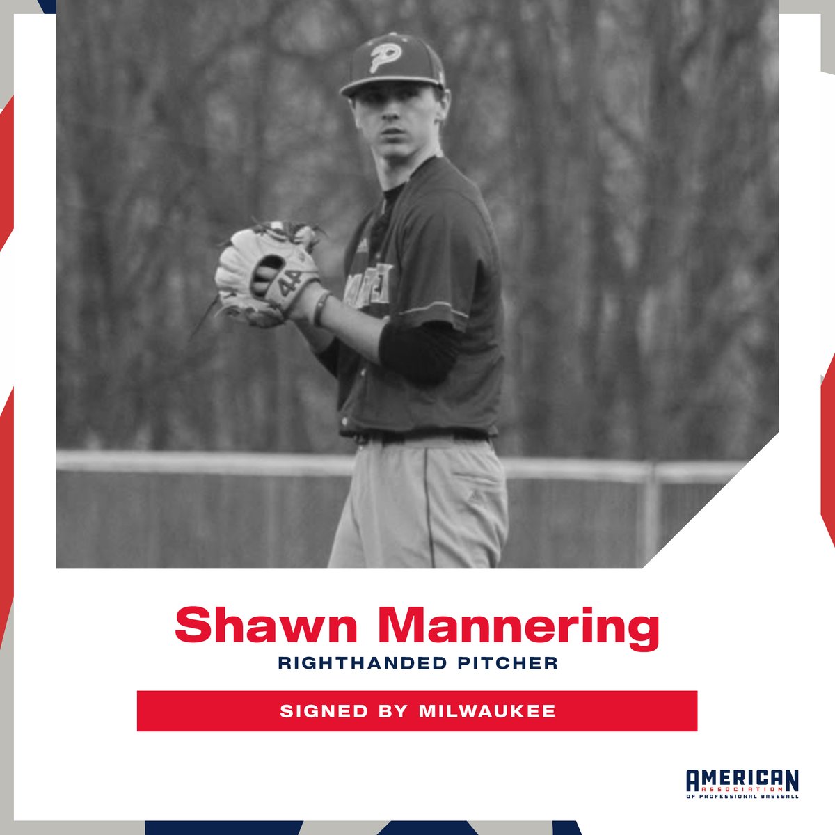 American Association (@aa_baseball) on Twitter photo August 7 Transaction: <a href="/MKEMilkmen/">Milwaukee Milkmen</a> signed RHP Shawn Mannering.
Mannering made his professional debut Wednesday night after pitching collegiately for the @upb_panthers.
baseball.pointstreak.com/player.html?pl⦠August 7 Transaction: <a href="/MKEMilkmen/">Milwaukee Milkmen</a> signed RHP Shawn Mannering.
Mannering made his professional debut Wednesday night after pitching collegiately for the @upb_panthers.
baseball.pointstreak.com/player.html?plβ¦