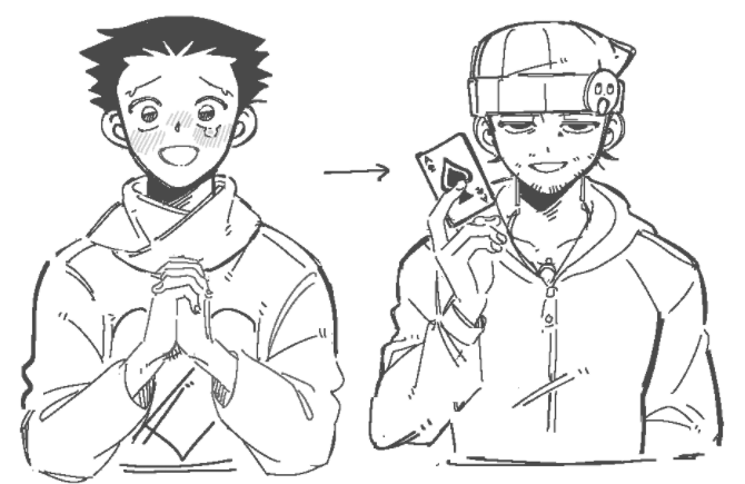 난 아직도 이 둘이 동일 인물인게 믿기지 않는 것 같아