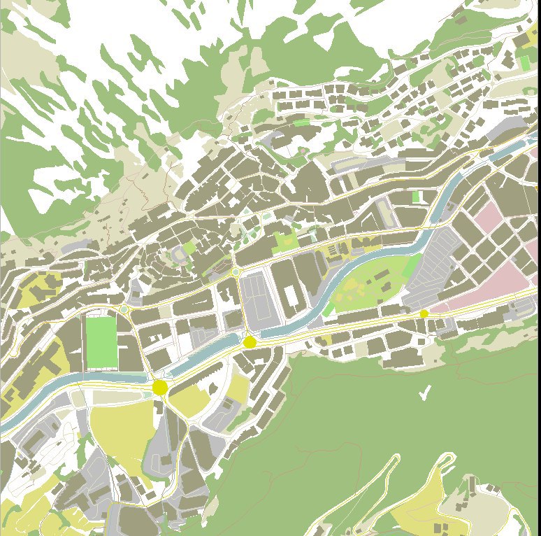 Testing new style for #icenav vector tiles. #diy #gps #esp32project