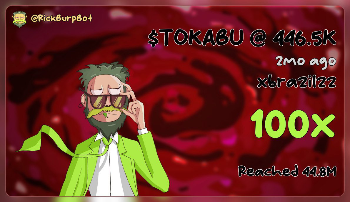 No More Liquidity (@nomoreliquidity) on Twitter photo the spirit of gambling
$TOKABU the spirit of gambling
$TOKABU