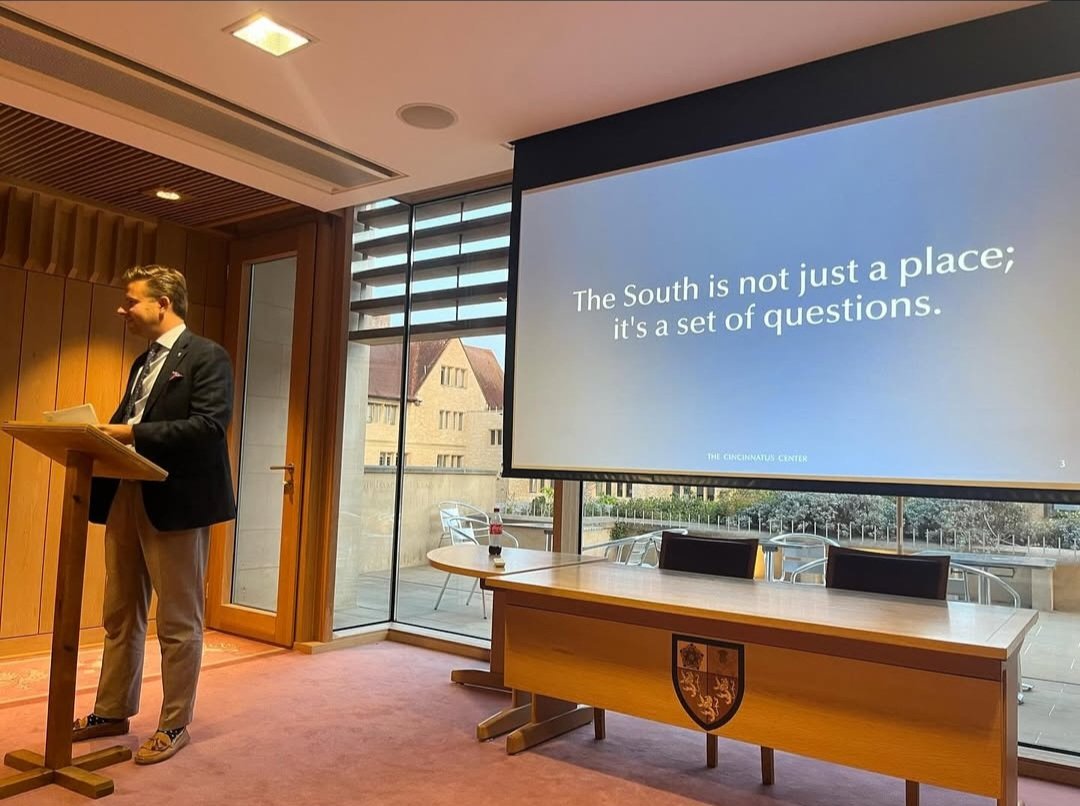 This week, Political Science Associate Professor Drew Kurlowski, Ph.D., gave a talk on Southern politics to the CCU Quill Project scholars. facebook.com/10006360993885…