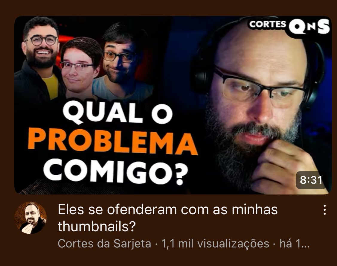 Entramos em mais uma semana polêmica, time