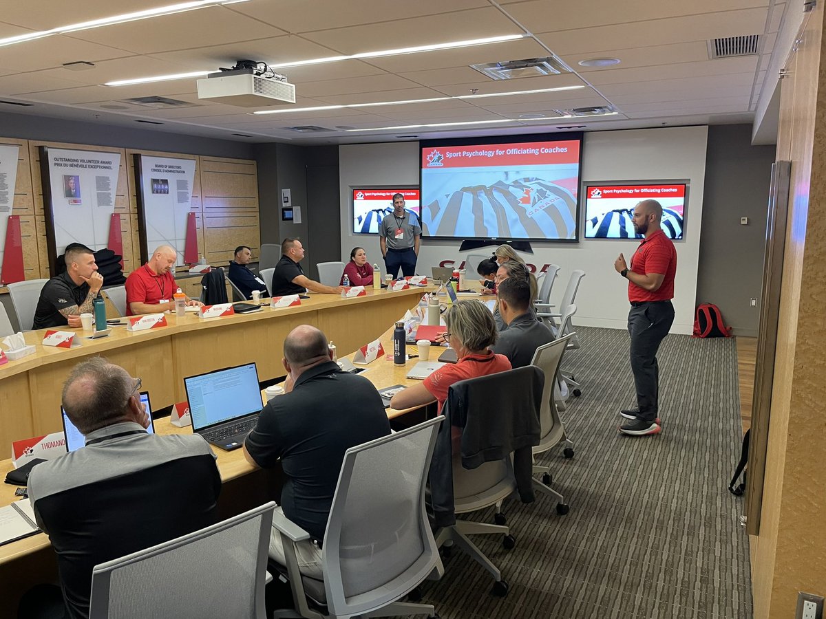 Congratulations to <a href="/ProfHancockMUN/">Professor Hancock</a> who was selected to be a part of the Leadership team for Hockey Canada National High Performance Officials Camp and the National High Performance Officiating Coach Camp in Calgary. Great work David. <a href="/hockeynl1935/">Hockey NL</a>