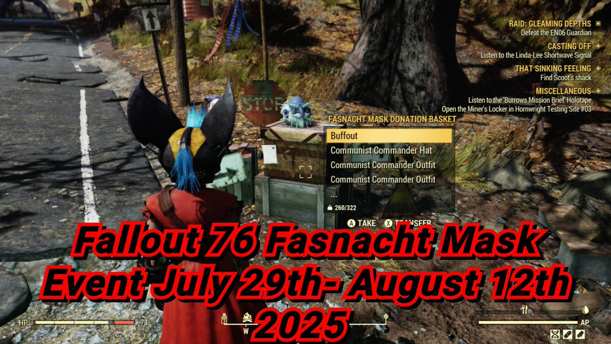 SWBrainGames's tweet image. youtu.be/lZ8sm-IwLo8 fallout 76 Fasnacht Mask Event my 4th now and I want to say it's good to be back after almost 60 days enjoy SW Brain Games Is Back