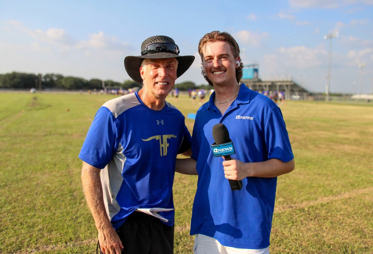 📺Longhorns in the News📺

🎥 Tune in LIVE at 6:20 PM tonight on KBMT-12News as Sports Reporter Holton Pepper checks in from Longhorn football practice with Head Coach Mark Waggoner to talk about the upcoming season! 🏈🔥
#WeAreHFISD #HornsUp #409Sports #txhsfb