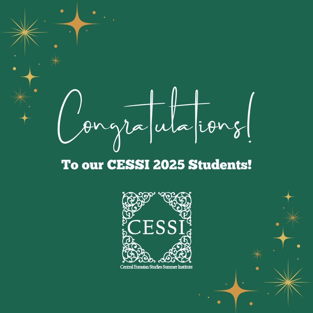 Central Eurasian Studies Summer Institute tweet media