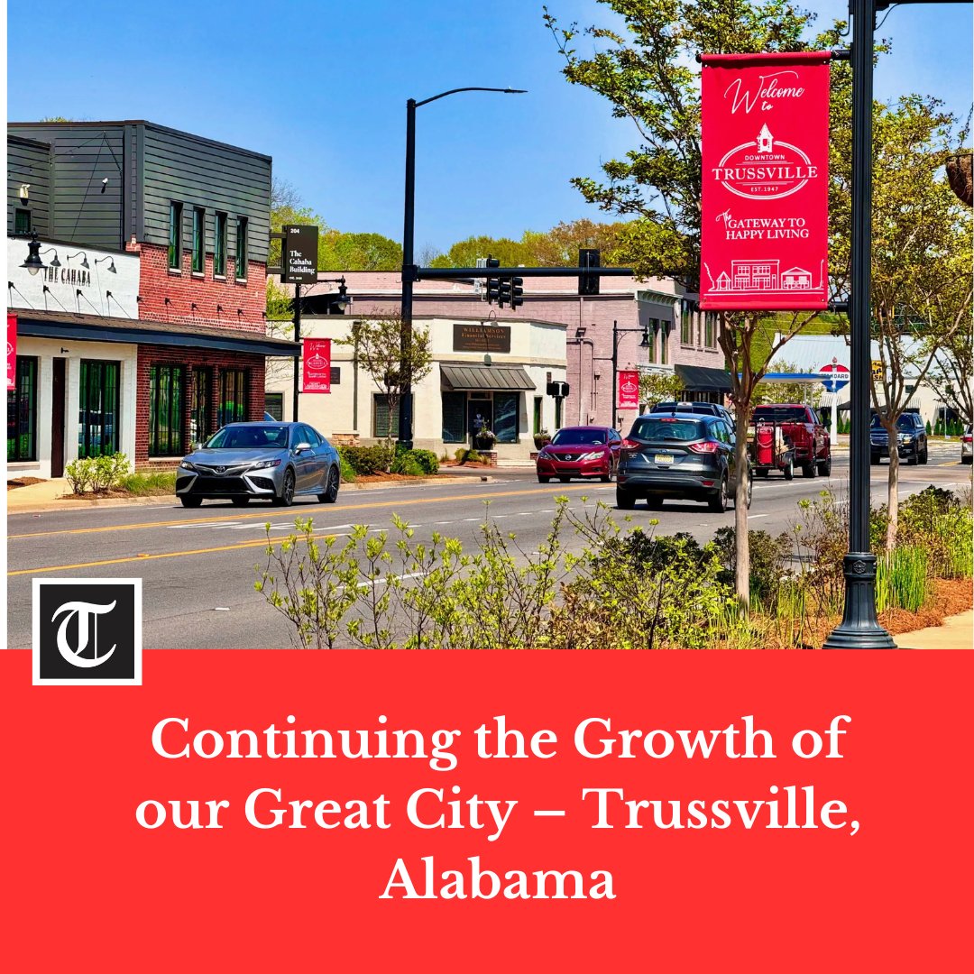 Continuing the Growth of our Great City – Trussville, Alabama
trussvilletribune.com/2025/08/04/con…