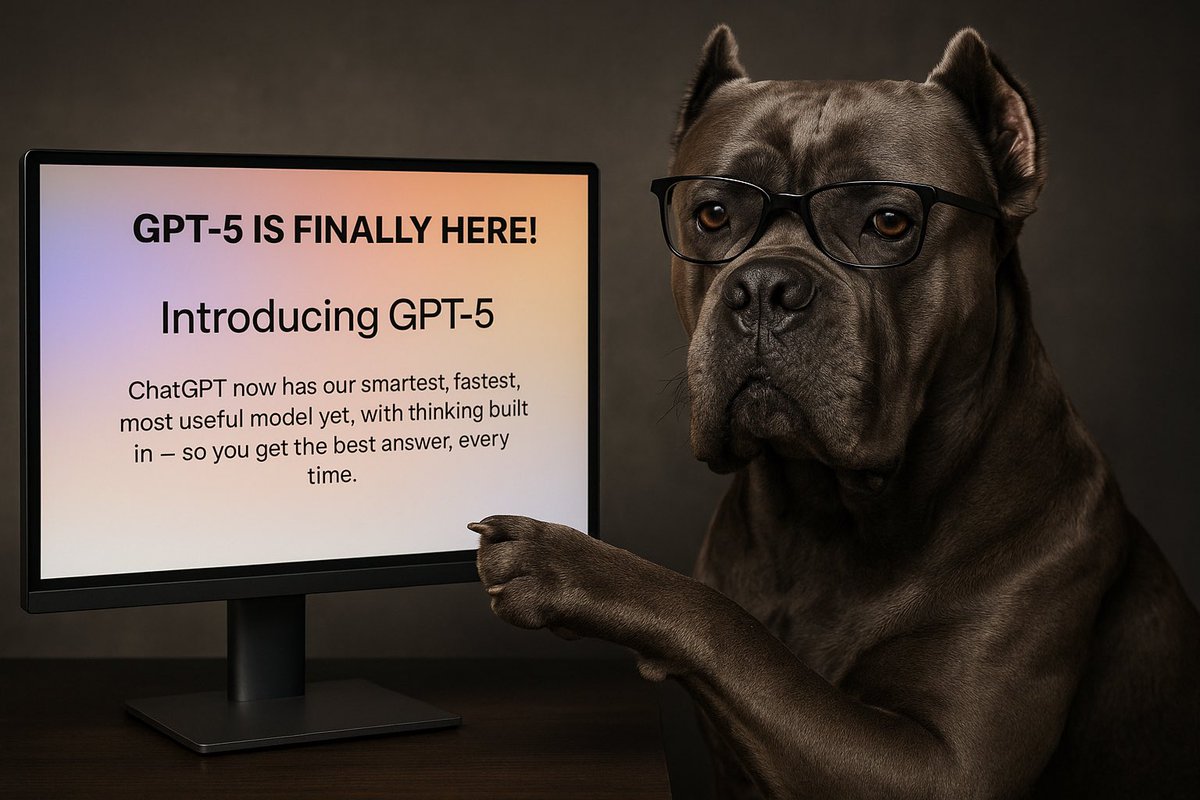 🚀 Big news in AI: GPT-5 just dropped.

It’s faster, sharper, and way more capable across reasoning, coding, and complex tasks. Think fewer hallucinations, better memory, and smoother multi-modal interactions!

#AI #GPT5