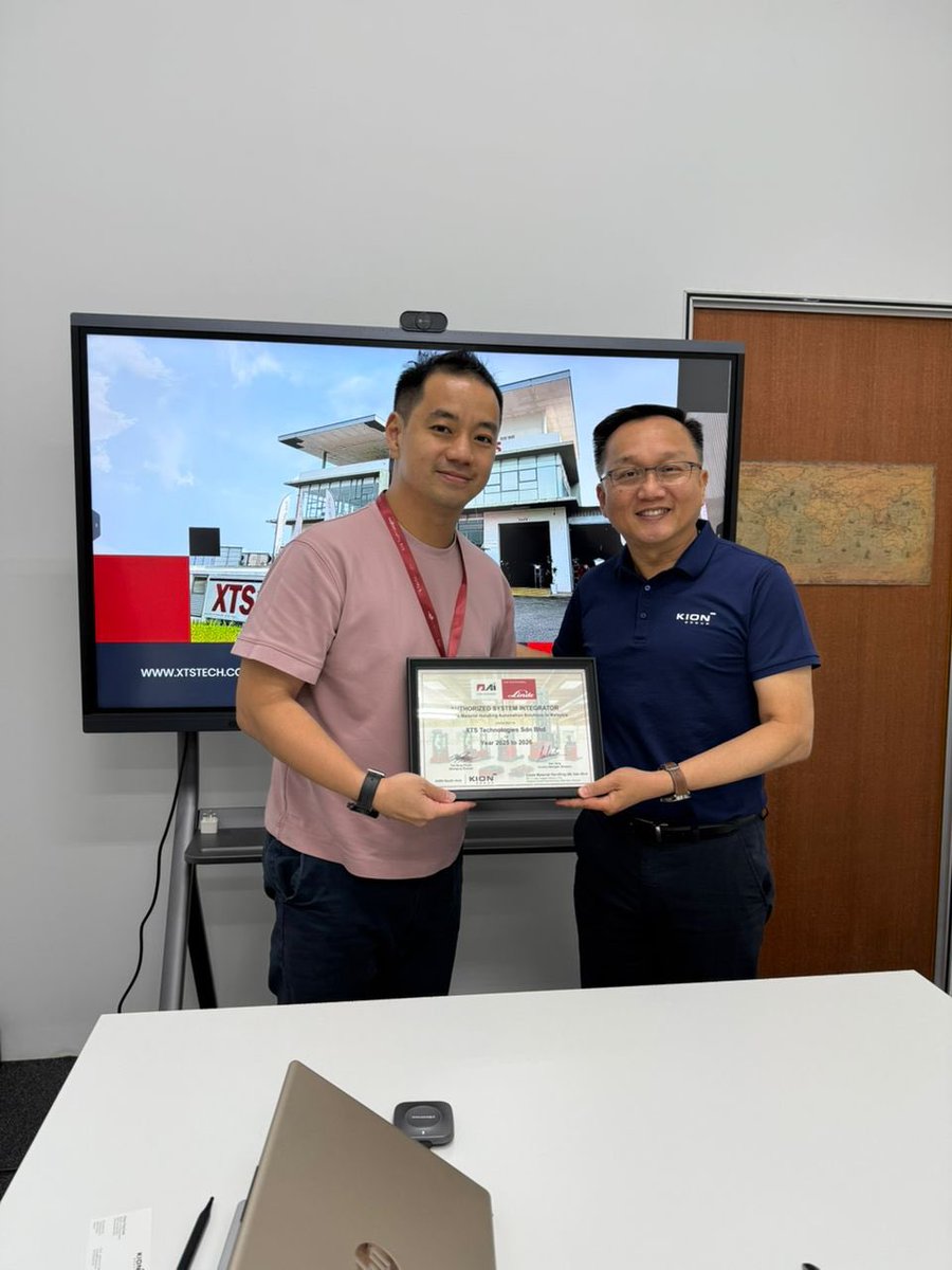 XTSTECH1's tweet photo. A Milestone Achievement for XTS Technologies!
We are honored to be officially appointed as an Authorized System Integrator for Linde Material Handling (M) Sdn Bhd Automation Solutions in Malaysia by the KION Group, effective from 2025 to 2026.
#kion #xtstech #linde https://t.co/uXJFtD544r