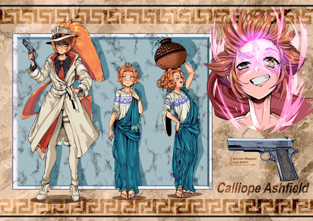 VileCrois's tweet photo. Couple pieces for @SilverFox442 , a sketchy page featuring his tielfing Vigil and a character sheet for his human Calliope
Thanks again! https://t.co/soV7qsc0DH
