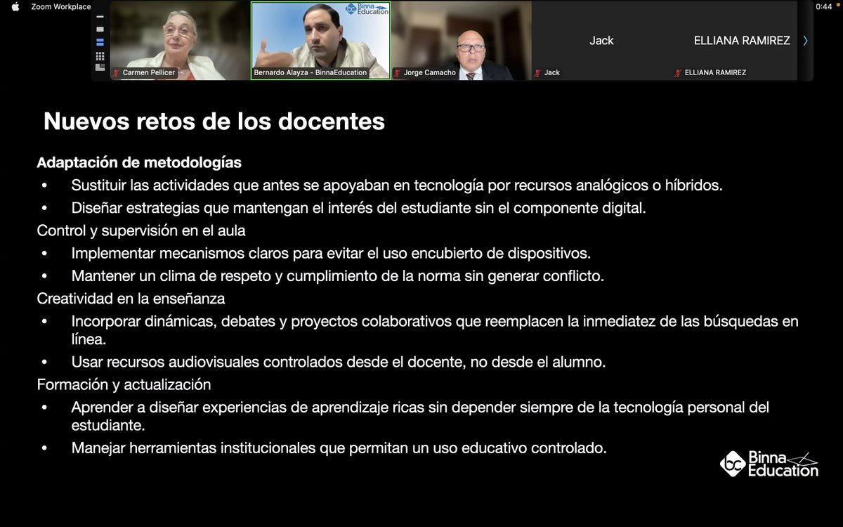 Esta noche #Perú con <a href="/IPAEPERU/">IPAE Acción Empresarial</a> <a href="/MineduPeru/">Ministerio de Educación</a> #CarmenConcha <a href="/jorgecamacho66/">Jorge Camacho</a> #BernardoAlayza reflexionamos sobre el uso de los celulares en las escuelas, qué desafíos abordamos y qué podemos aprender de las experiencias de éxito <a href="/trilemaedu/">Fundación Trilema</a> @Red_EQAp