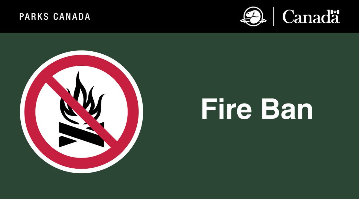 FULL FIRE BAN IN EFFECT.
Risk of wildfire is high due to hot and dry conditions. As of August 8, 2025 at 10:00 am, there is a fire ban for all properties in Thousands Islands National Park. 
Learn more about the impact of a fire ban on visitor activities: ow.ly/xcSv50WBEkI