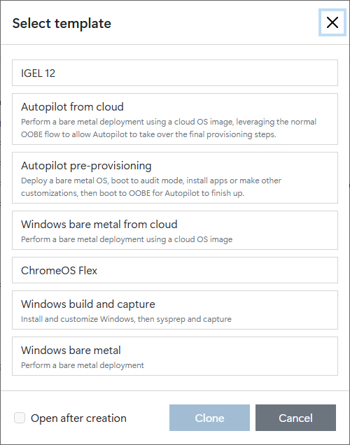 miketerrill's tweet image. Get ready for #DeployR! We want to get everyone excited by showing some sneak peaks. Here are the current out of the box task sequence templates that we are planning for GA. Like what you see? Are there any other scenarios we should plan for? @2pintsoftware @mniehaus @gwblok…