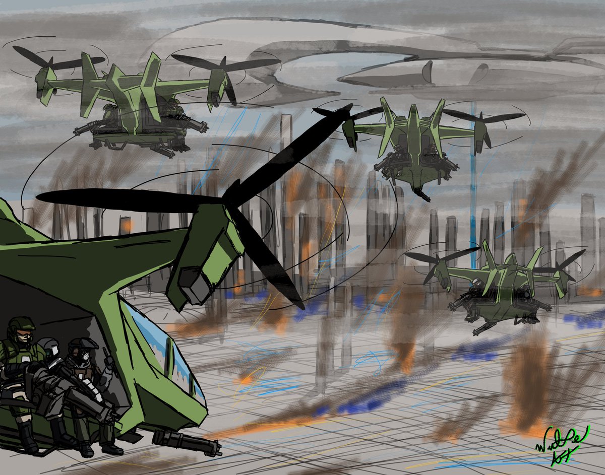 Falcons on final approach to the weekend 😎 

🧑‍🎨 <a href="/wulfeart/">James</a> 

#HaloSpotlight