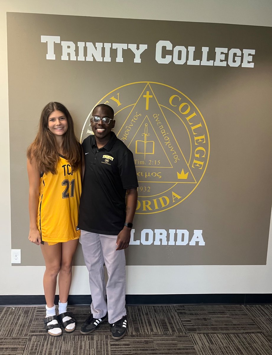 Sophia Landen (@sophialanden26) on Twitter photo Thank you <a href="/coachajbray/">Coach Bray</a> for having me for an unofficial visit to Trinity College of Florida today. It was great to learn more about the school and program. Go Tigers 🐯
<a href="/trincollegefl/">Trinity College of Florida</a>
<a href="/coach_bianchi/">Coach Bianchi</a> Thank you <a href="/coachajbray/">Coach Bray</a> for having me for an unofficial visit to Trinity College of Florida today. It was great to learn more about the school and program. Go Tigers 🐯
<a href="/trincollegefl/">Trinity College of Florida</a>
<a href="/coach_bianchi/">Coach Bianchi</a>