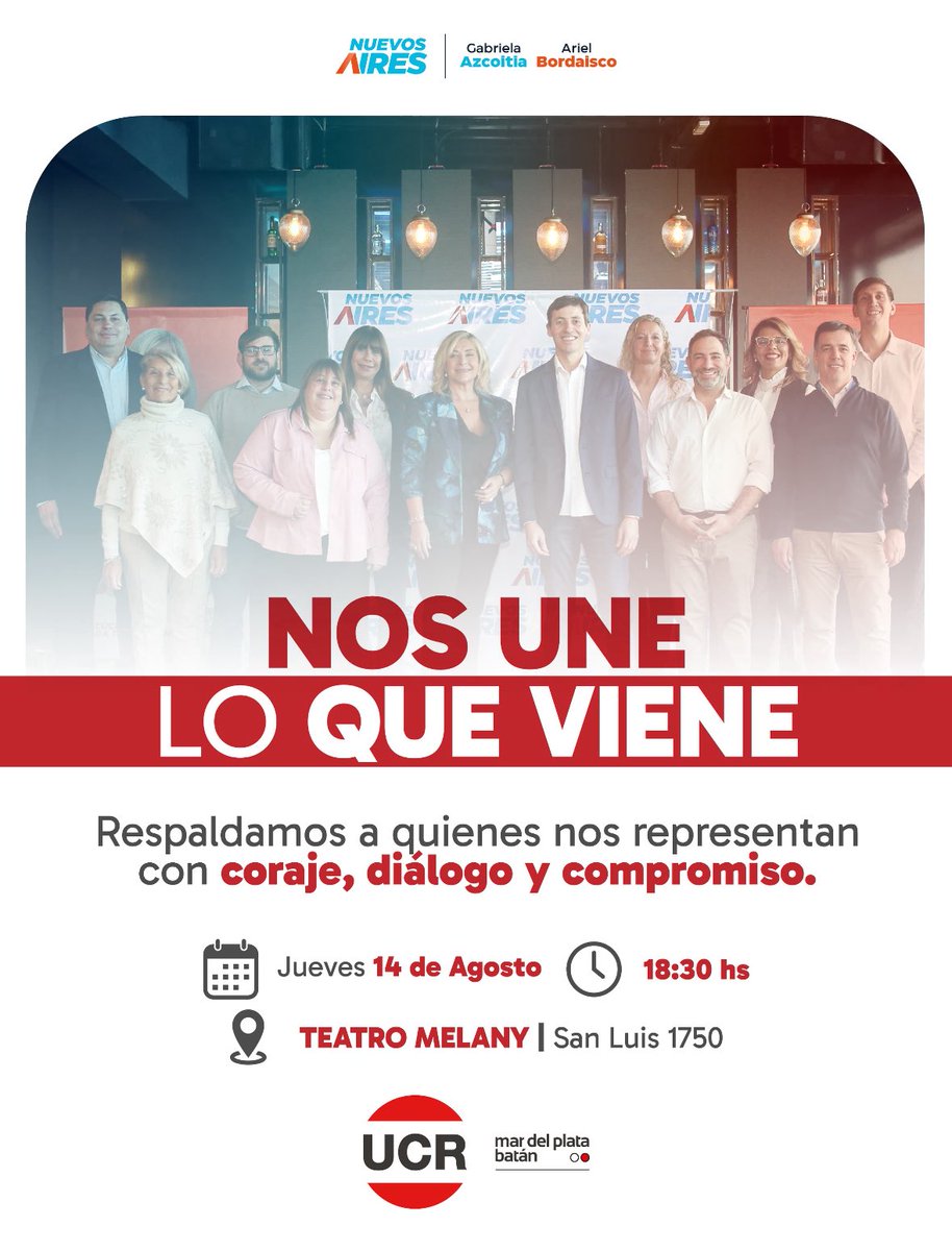 El jueves 14 vamos todos!!