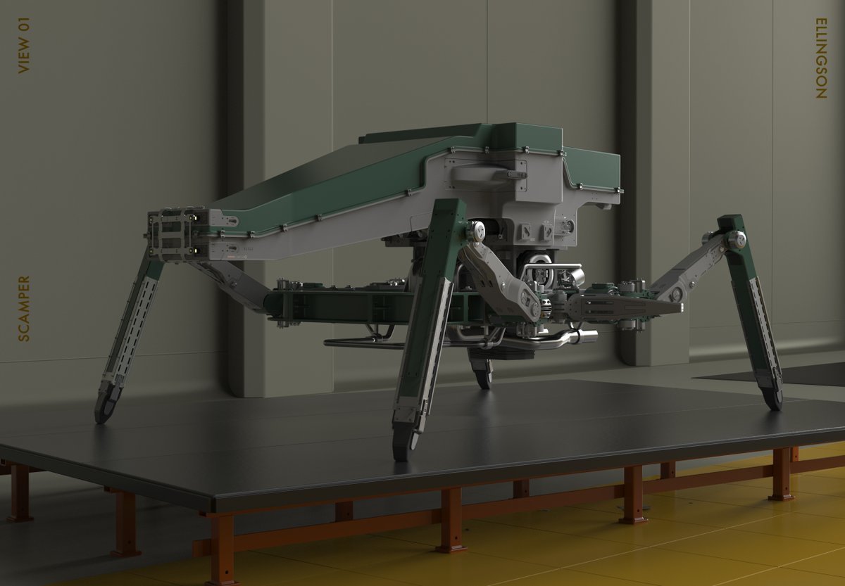 Greetings, friends. I’ve been on a sizable social media hiatus—hope you’re all well. Enjoy a robot. More renders in the pipe.