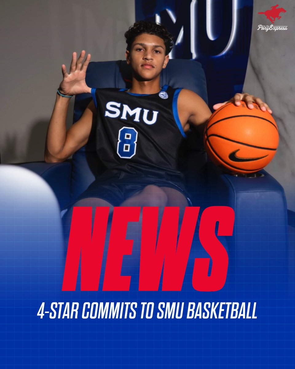 BREAKING: 4-star SF Billy White III commits to SMU Basketball over finalists like Kansas, Texas A&amp;M, TCU and others.

More on <a href="/SMUMustangsOn3/">OnThePonyExpress</a> ⤵️