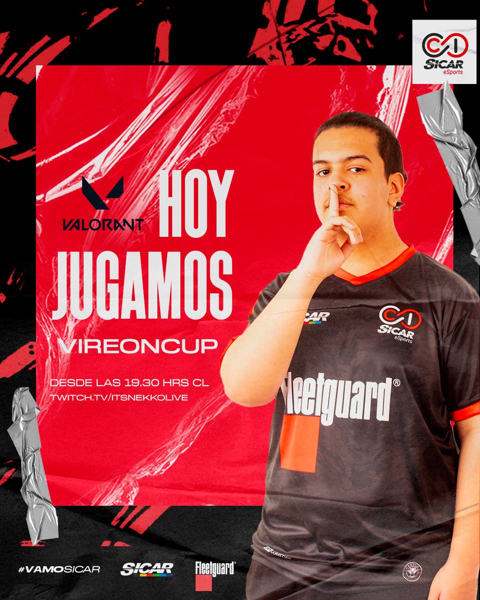 JUGAMOS #VireonCup

Vamos terminando la semana con una fecha de copa
en #VireonCup

🆚 ATR
📺 twitch.tv/itsnekkolive
⏰ 19:30HRS 🆑

¡Vamos chicos partamos esta copa con una victoria!
#VamoSicar