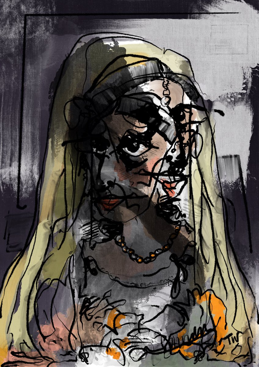 The woman with the veil #PortraitChallenge <a href="/StudioTeaBreak/">Virtual Studio</a>