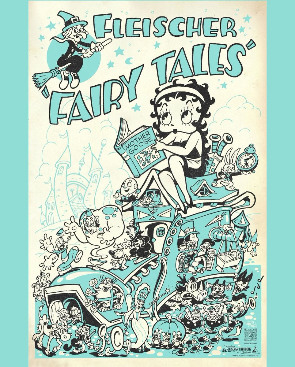 New poster for a batch of newly restored Fleischer cartoons! Check out FLEISCHERTOONS.COM for info about theatres and screenings!